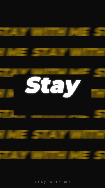 Stay with me の映像サンプル